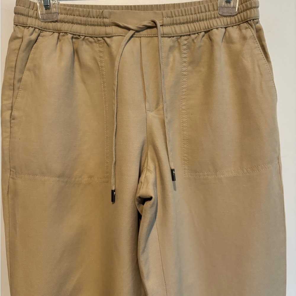 Banana Republic Cropped Pants Elastic Waist with Ties